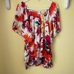 Cato Women’s Plus Size 18/20W Bright Floral top